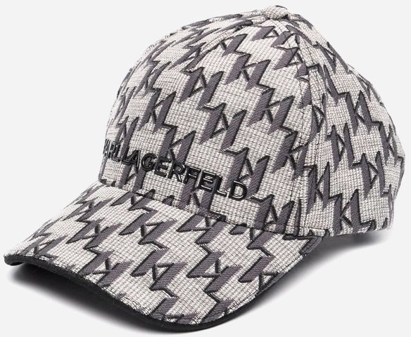 

Женская бейсболка Karl Lagerfeld K/MONOGRAM Jkrd Cap серая (216W3414-900)