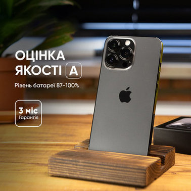 

Вживаний Apple iPhone 13 Pro 128GB Graphite (MLV93) Approved Grade B