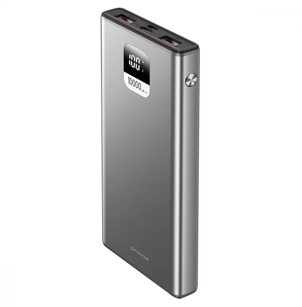 Акція на Proove Power Bank 10000mAh Guardian 22.5W Metal Gray від Y.UA