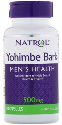 Акція на Natrol Yohimbe Bark 500 mg 90 Caps Йохимбе від Stylus