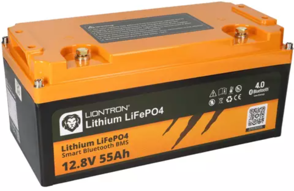 

Аккумуляторная батарея Liontron LiFePO4 12.8V 55Ah Lx Smart Bms mit Bluetooth