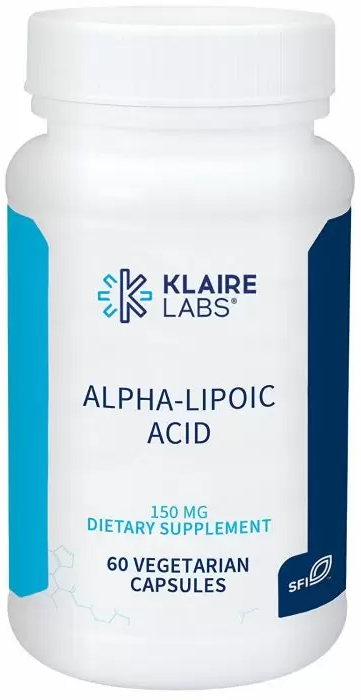 

Klaire Labs Alpha-Lipoic Acid 150 mg Альфа-липоевая кислота 60 капсул