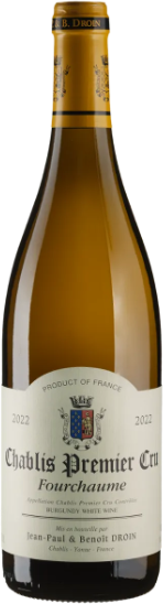 

Вино Droin Chablis Fourchaume 2022 біле сухе 0.75 л (BWT4153)