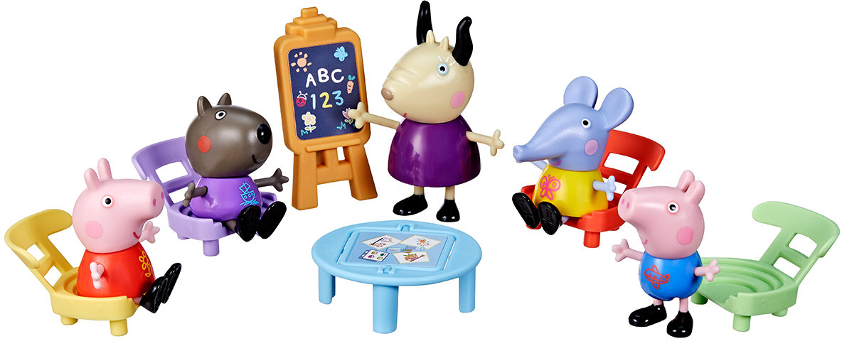 Акція на Игровой набор Peppa Figurines - Класс Пеппы (F8868) від Stylus