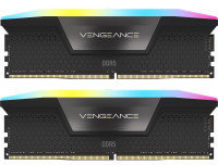 Акція на Corsair 64 Gb (2x32GB) DDR5 6000 MHz Vengeance Rgb Black (CMH64GX5M2B6000C38) від Stylus