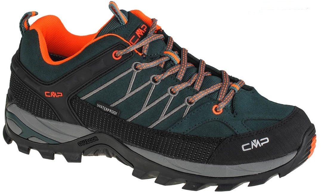 

Кроссовки Cmp Rigel Low Trekking Shoe Wp (3Q13247-08FF) 41 (42) темно-зеленые натуральная замша демисезон