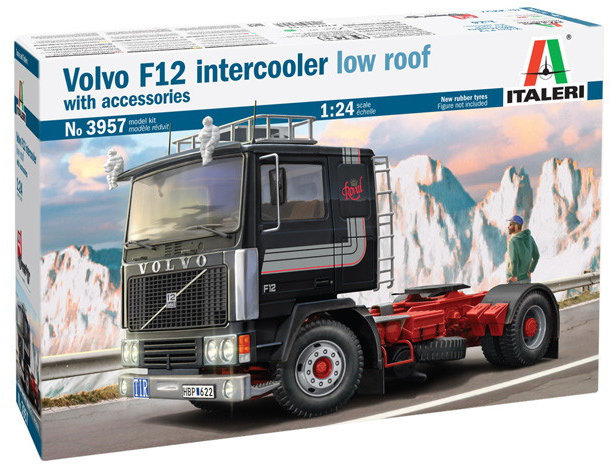 Акція на Модель Italeri Вантажівка Volvo F12 Intercooler з низьким дахом та аксесуарами (IT3957) від Y.UA