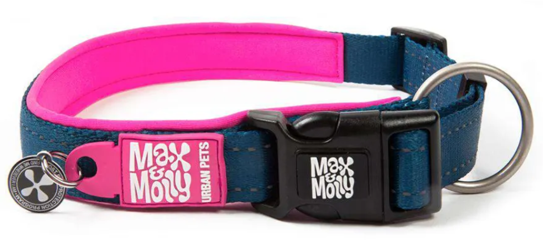 Акція на Ошейник Max & Molly Smart Id Collar - Matrix Pink/L для собак (4894512016941) від Stylus