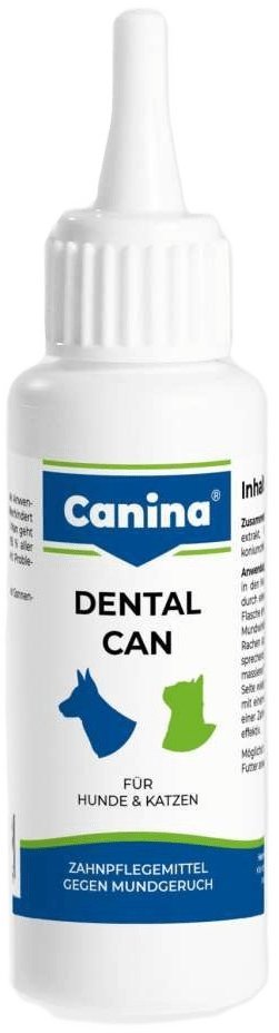 Акція на Устранитель запаха из пасти Canina Dental Can для здоровья зубов и десен 100 ml (4027565140183) від Stylus