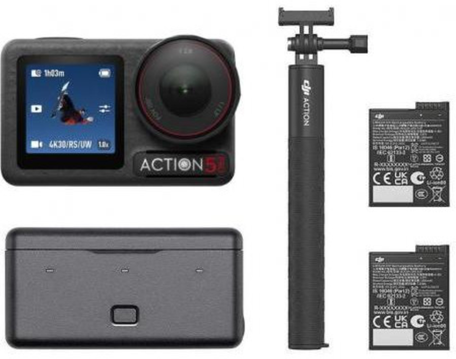 Акція на Dji Osmo Action 5 Pro Adventure Combo (CP.OS.00000378.01, CP.OS.00000350.01) від Stylus