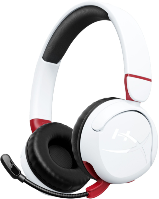 Акція на HyperX Cloud Mini White/Red (7G8F2AA) від Y.UA