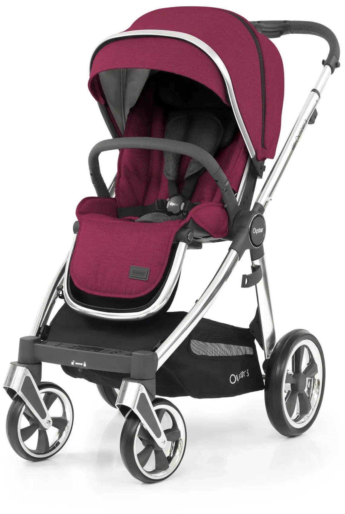 

Прогулочная коляска BabyStyle Oyster 3 Cherry / Mirror