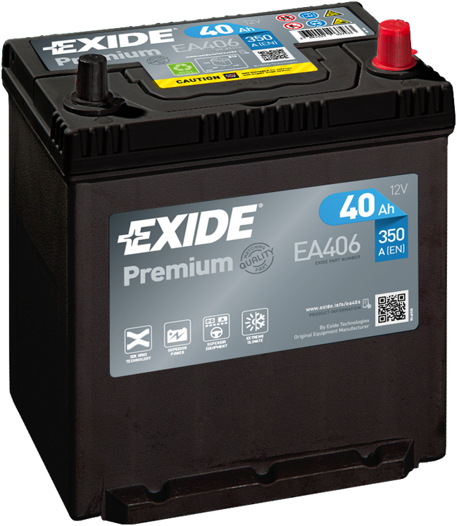 Акція на Exide Premium 6CT-40 АЗИЯ Евро (EA406) від Stylus