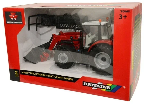 

Модель Britains Трактор Massey Ferguson с фронтальным погрузчиком 1:32 (43082)