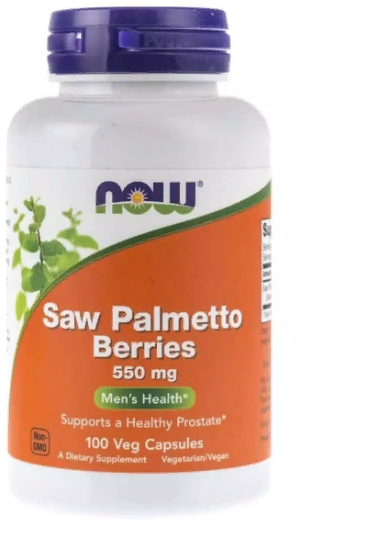 

Now Foods Saw Palmetto Berries 550 mg 100 Veg Capsules (NF4747)