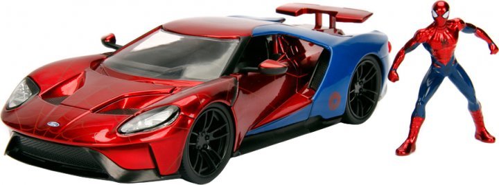 Акція на Машина Jada Spider-Man Форд Gt 2017 с фигуркой Человека-паука 1:24 (253225002) від Stylus