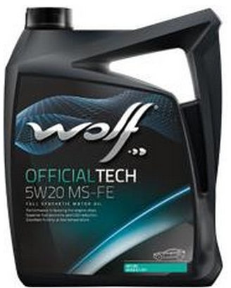 

Моторное масло Wolf Officialtech 5W20 MS-FE 4л