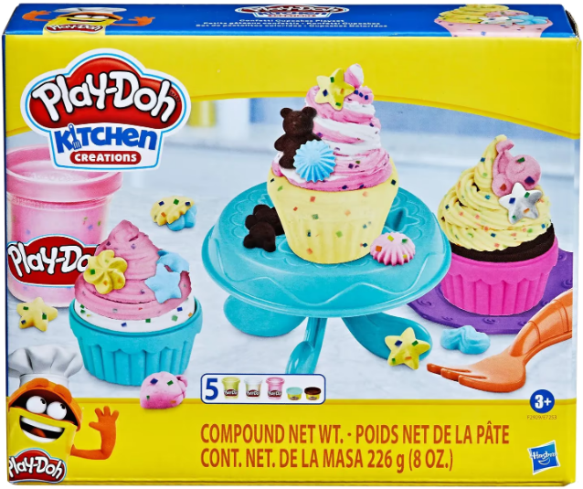 

Набор игровой Hasbro Play Doh Плей-До Кухонные принадлежности (CONFETTI Cupcakes PLAYSET) (E7253_F2929)