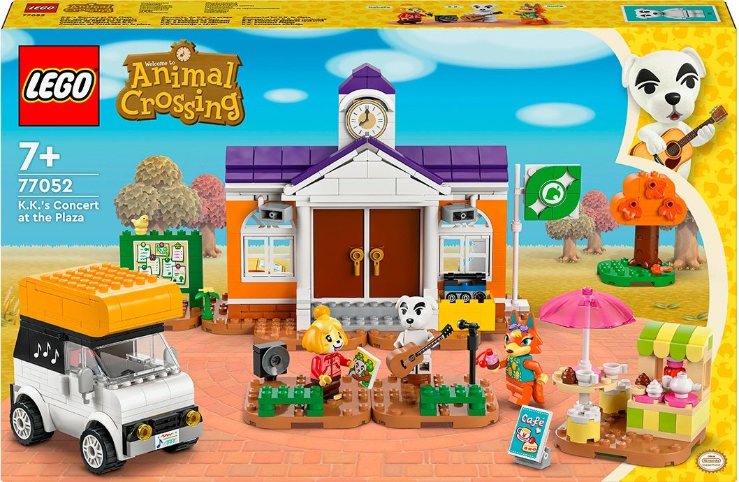 

Конструктор Lego Animal Crossing Концерт К.К. на площі 550 деталей (77052)