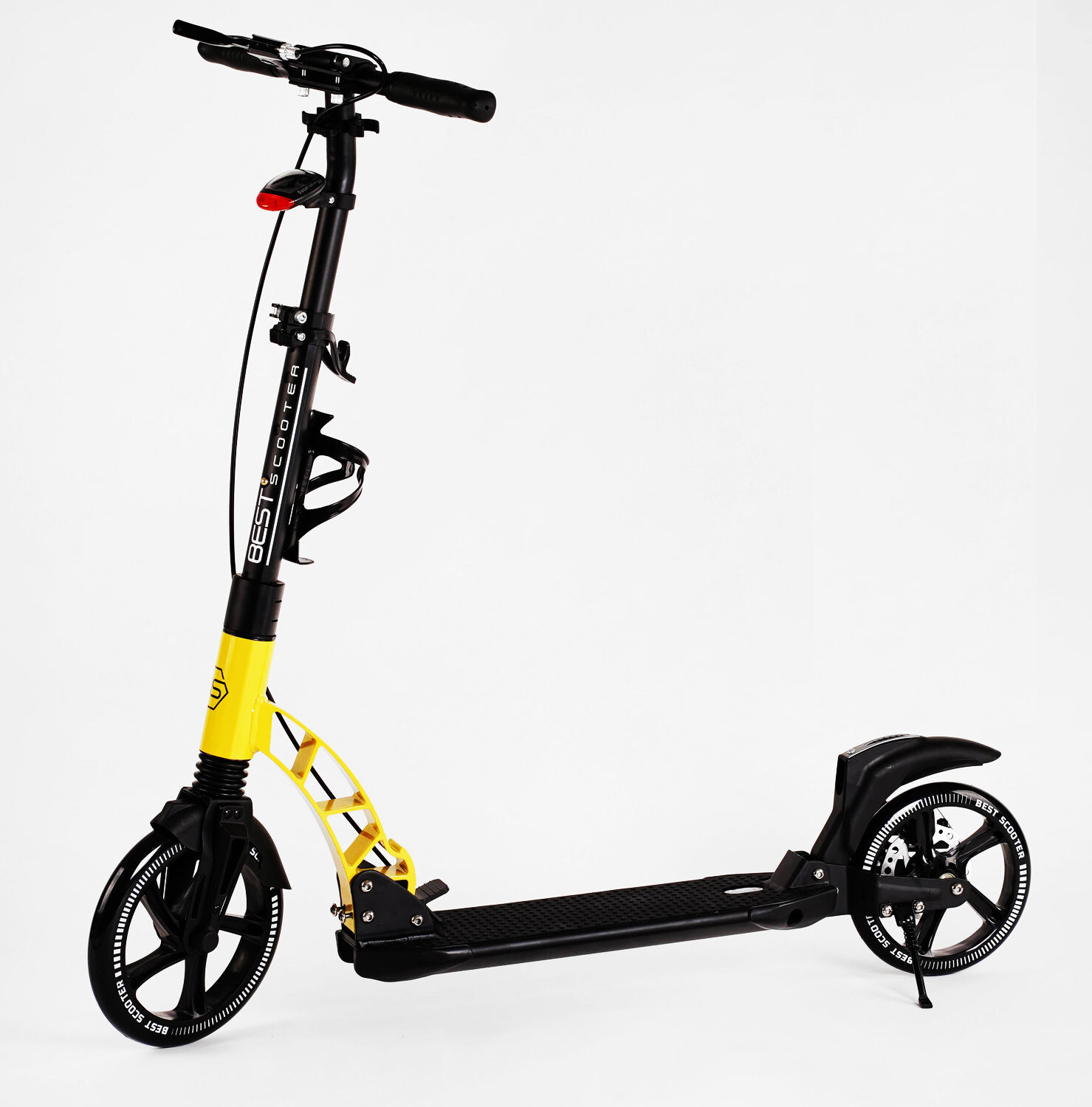 

Двухколесный самокат Best Scooter Black-Yellow (116717)