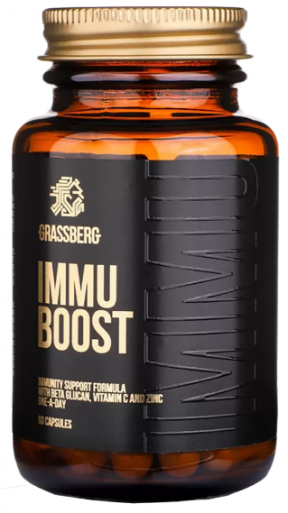 

Grassberg Immu Boost Підвищення імунітету 60 капсул