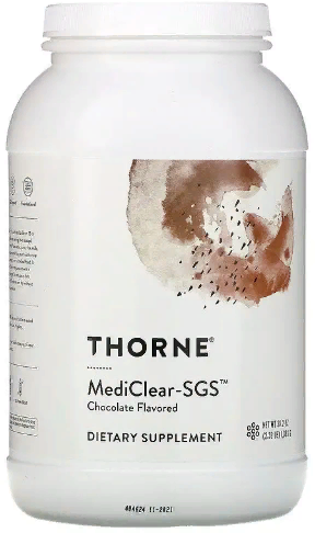 

Thorne Research MediClear-SGS Поддержка печени со вкусом шоколада 1066 г