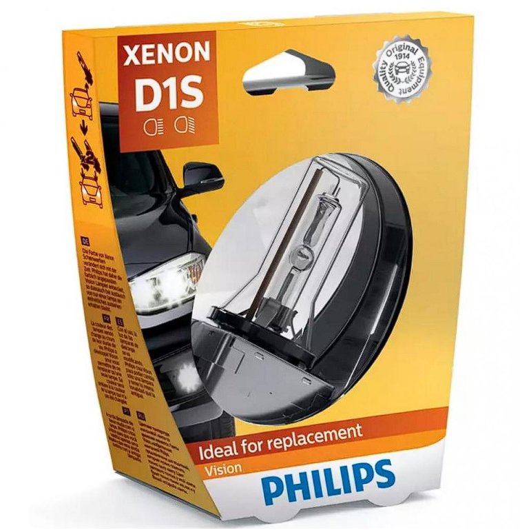 Акція на Ксенонова автолампа Philips D1S 85V 35W 85415VIS1 від Y.UA
