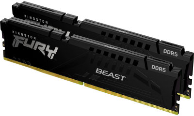 Акція на Kingston Fury 32 Gb (2x16GB) DDR5 5600 MHz Beast (KF556C40BBK2-32) від Stylus