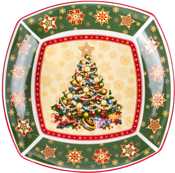 Акція на Салатник Lefard Christmas Collection 33х33х5 см (986-119) від Stylus