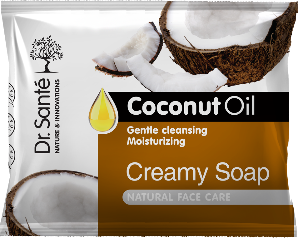 

Dr. Sante Creamy Soap Крем-мыло твёрдое с маслом Кокоса 100г