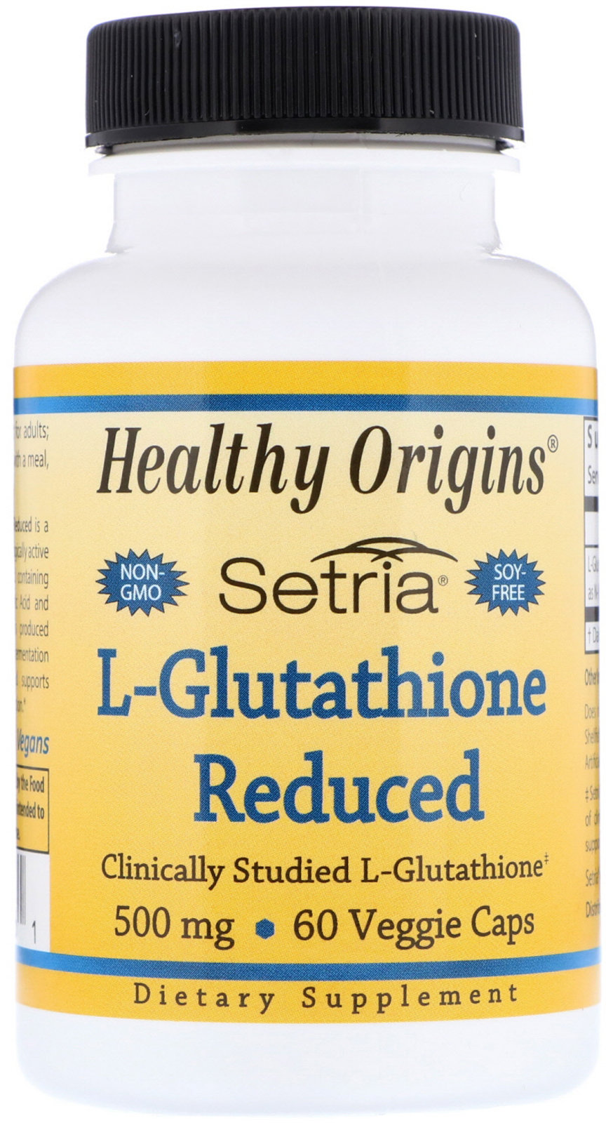 

Healthy Origins L-Glutatione Setria 500 mg 60 caps L-глутатіон