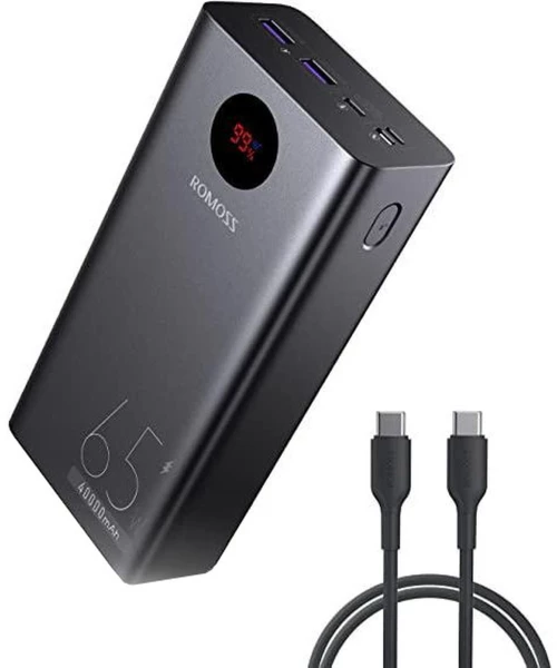 Акція на Romoss Power Bank 40000mAh PEA40 Pro 65W Black (PEA40-282-2183H) від Stylus