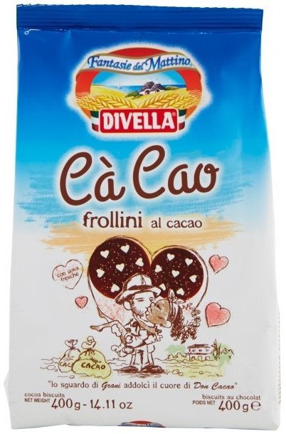 

Печенье Divella Frollini Ca Cao Al Cacao 400 г (DLR12144)