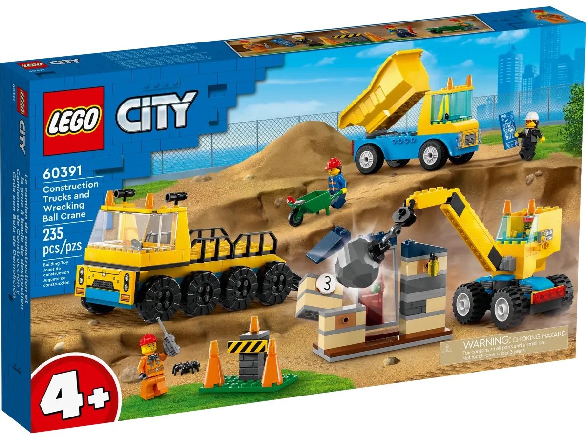 

Конструктор Lego City Строительные машины и шаровой кран для аварийных работ (60391)