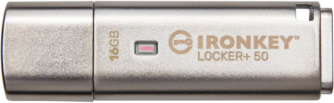 

Kingston 16GB IronKey Locker Plus 50 Aes Encrypted Usb 3.2 (IKLP50/16GB)