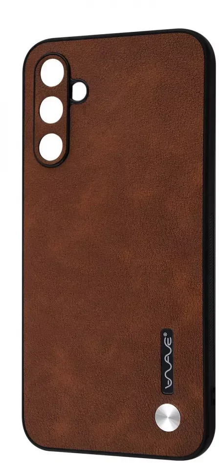 

Wave Leather Case Dark Brown for Samsung A145 Galaxy A14 4G / A146 Galaxy A14 5G