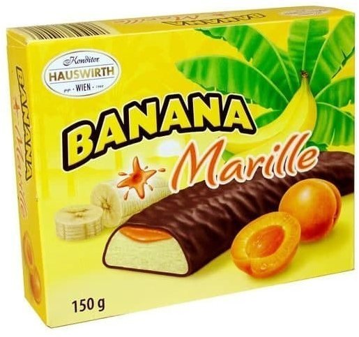 

Суфле в шоколаде Hauswirth Banane Plus Marille (абрикос), 150г (WT4727)