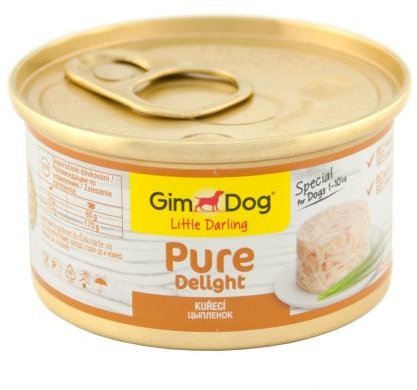 

Влажный корм GimDog Ld Pure Delight для собак с цыпленком 85 g (4002064513003)