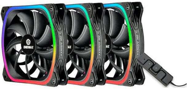 

Enermax SquA Rgb 3 Fan Pack (UCSQARGB12P-BP3)