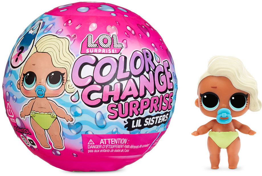 

Игровой набор с куклой L.O.L. SURPRISE! серии Color Change Сестрички в ассортименте в дисплее (576327)