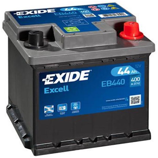 Акція на Автомобільний акумулятор Exide EB440 від Y.UA