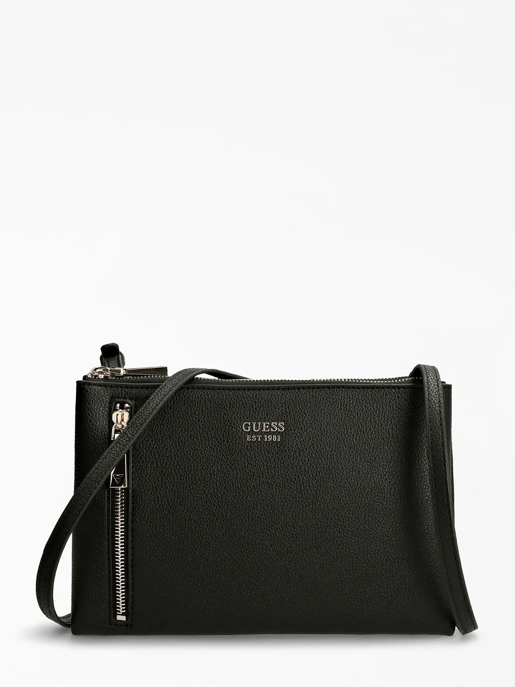 

Жіноча сумка через плече Guess Naya Double Zip Crossbody чорна (HWVG7881700-BLA)