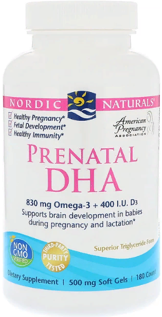 Акція на Nordic Naturals, Prenatal DHA, Unflavored Formula, 500 mg, 180 Soft Gels (NOR-01748) від Stylus