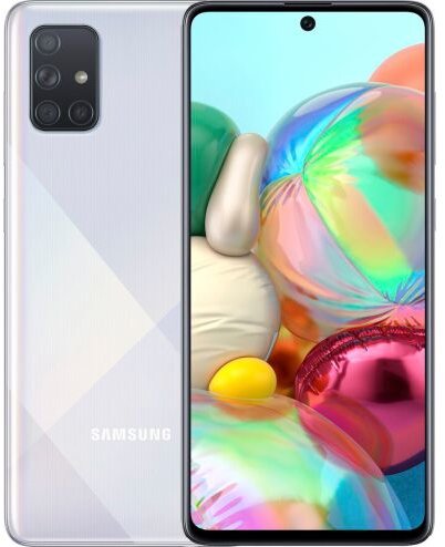 

Смартфон Samsung Galaxy A71 128 Gb Metallic Silver Approved Вітринний зразок