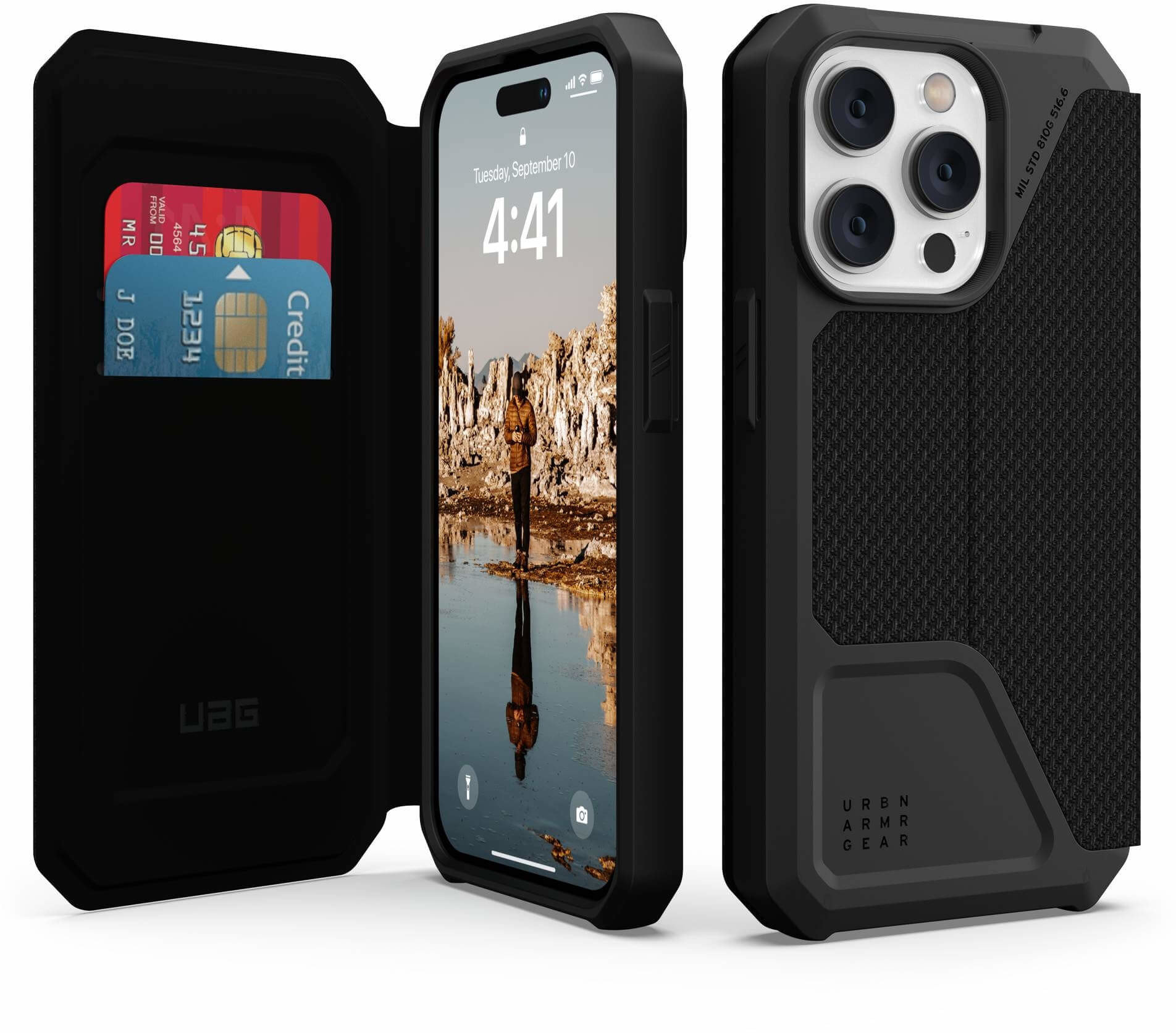 

Urban Armor Gear Uag Metropolis Kevlar Black (114046113940) for iPhone 14 Pro