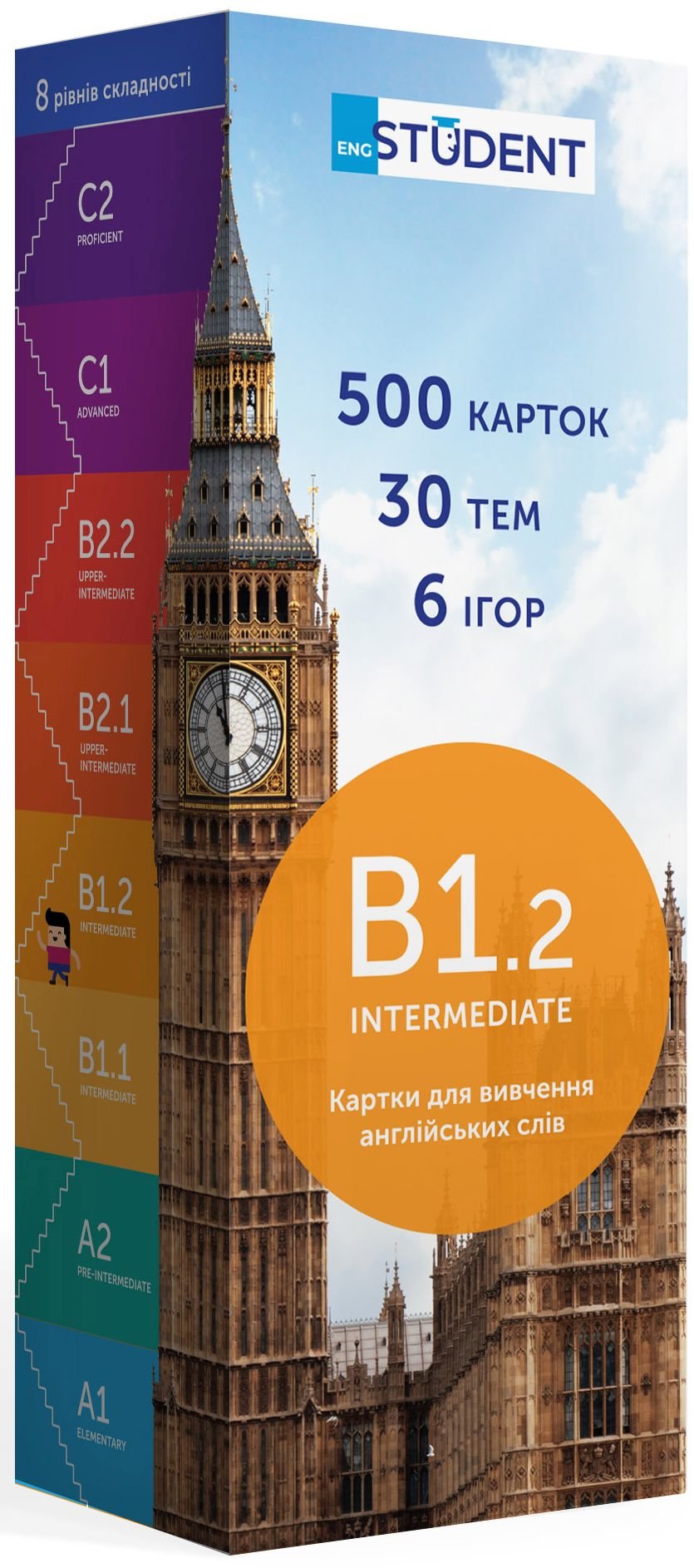 

Карточки English Student Intermediate B1.2 на украинском