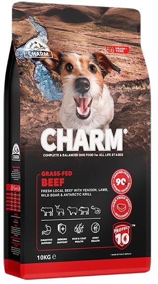 Акція на Сухий корм Charm Grass-Fed Beef Бички вигодовані на беззерновій траві для собак 10 кг (59677) від Y.UA