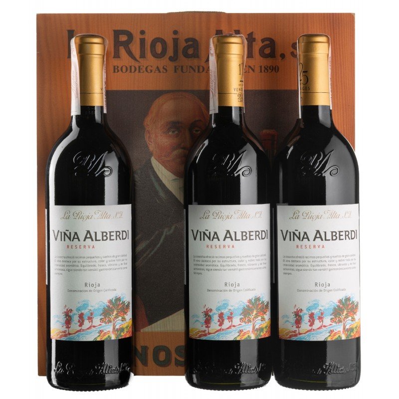 Акція на Набор La Rioja Alta Vina Alberdi Reserva, 2013 (3 х 0,75 л) (BW43963) від Stylus