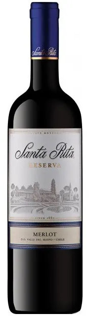 Акція на Вино Santa Rita Reserva Merlot Maipo Valley D.O., красное сухое, 13.5% 0.75л (MAR7804330211203) від Stylus