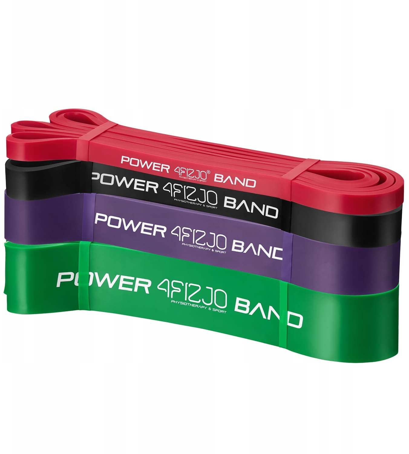 Акція на 4FIZJO Power Band петля для фитнеса 4 шт. 6-36 кг (4FJ0063) від Stylus